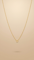 Collier chaîne dorée fine