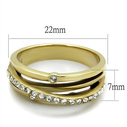 Bague Plaquée Or Ion