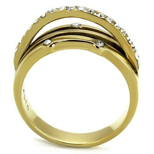 Bague Plaquée Or Ion