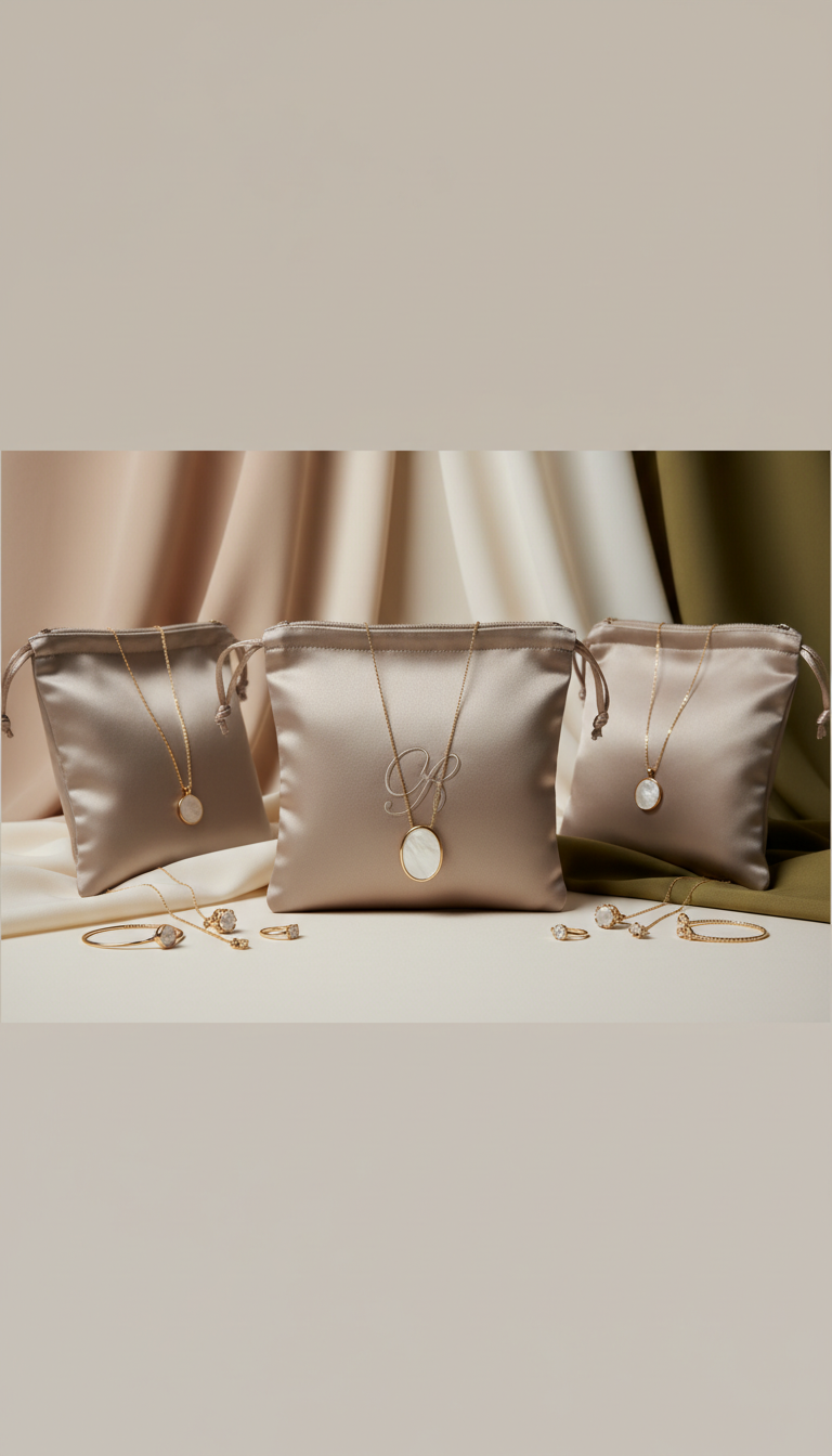Pochette en velours personnalisée