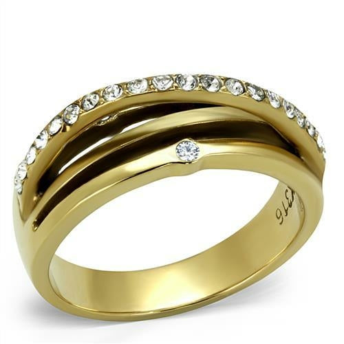 Bague Plaquée Or Ion